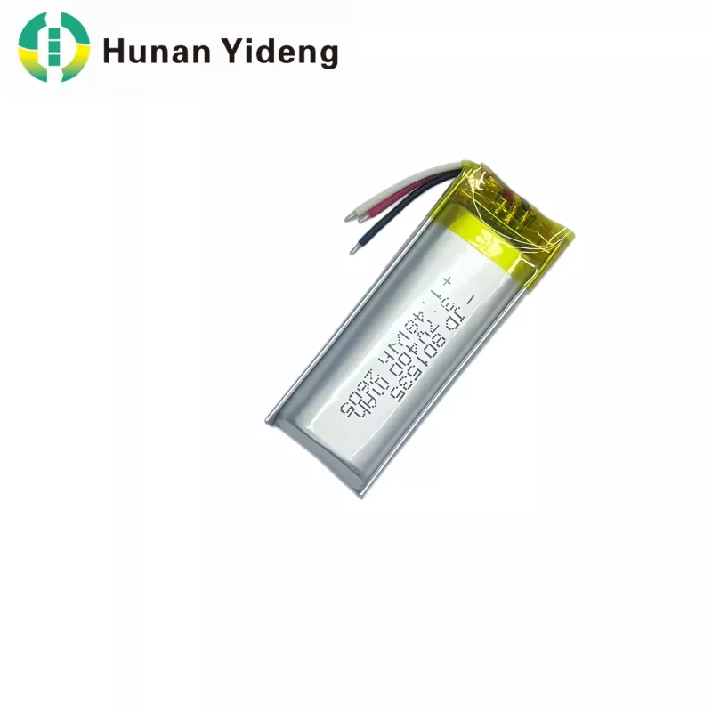 3,7V 600mAh 801535 Flad Lithium Polymer genopladeligt Lipo-batteri