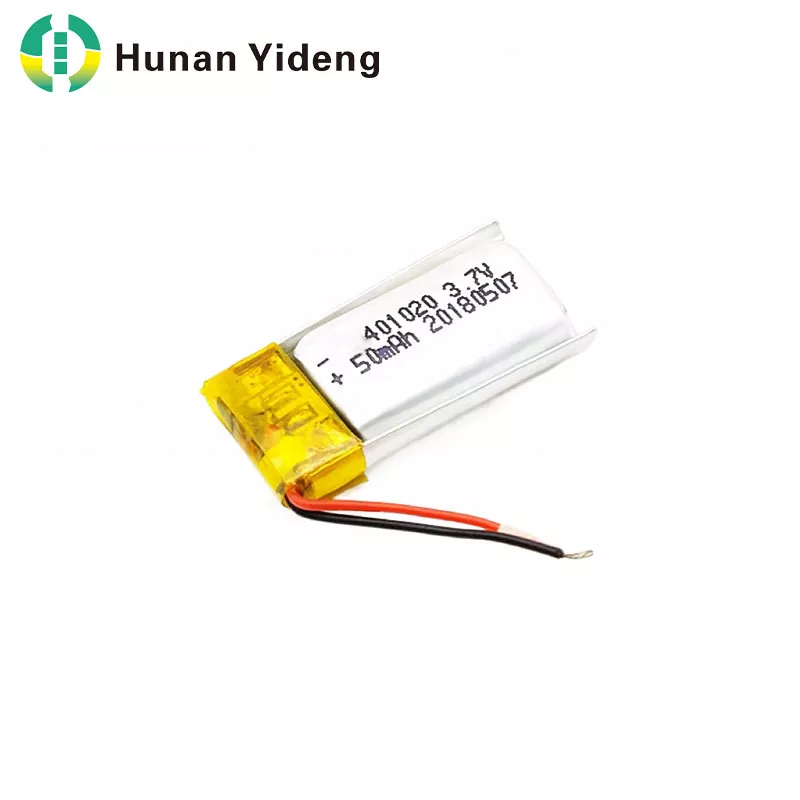 401020 3,7v 500mAh lithiumpolymerbatteri
