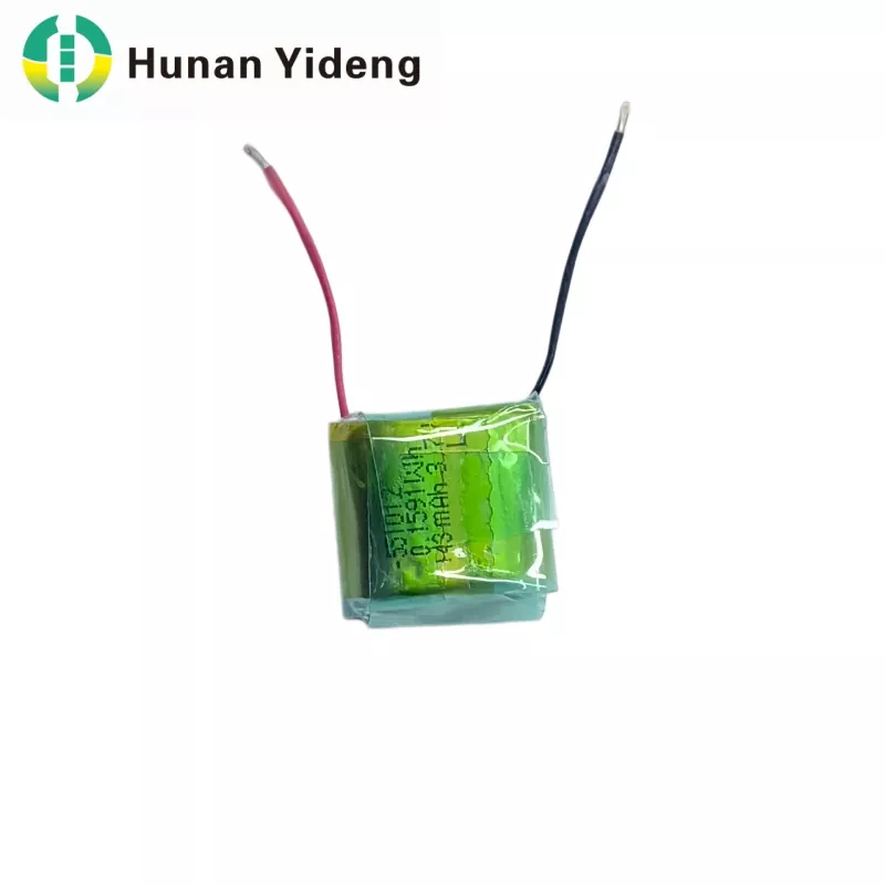 551012 3,7V 43mah elektrisk legetøj Li Polymer batteri