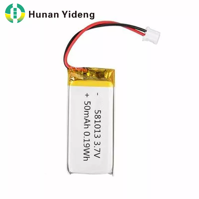 581013 3.7v 50mah Lithium Polymer Li Ion Lipo batteri