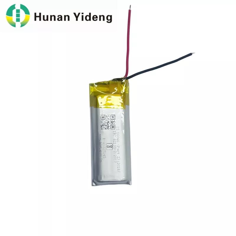 801435 3,7v 500mah Li Ion batteripakke 1,48wh til Smart Door Lock