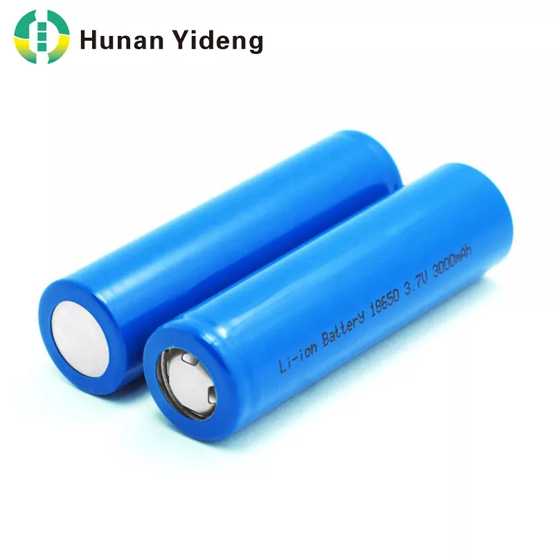 Højkapacitet 18650 cylindrisk lithium-ion-batteri 3,7V 3000mAh